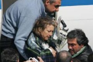La periodista italiana afirma que fueron alcanzados por «una lluvia de fuego»