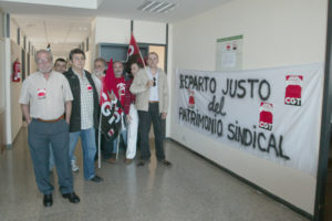 CGT ocupa la séptima planta del edificio de Patrimonio Sindical en Jaén