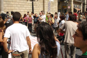 Actos de apoyo a los  catalanes detenid@s en Oaxaca