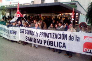 Madrid : el Hospital Puerta de Hierro, en lucha