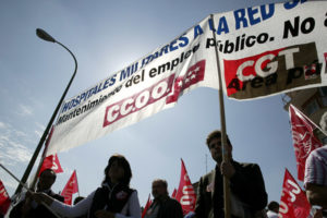 Madrid : continúan las movilizaciones en el Hospital Militar Gómez Ulla