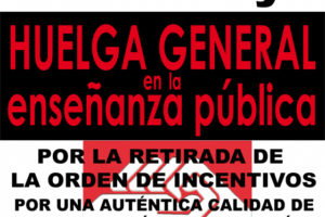 Andalucía, 21 de mayo : huelga general en la Enseñanza Pública