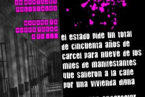 Madrid, 24 de mayo : MANI EN APOYO A LXS DETENIDXS DE LA VIVIENDA