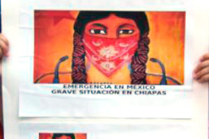 Acto de solidaridad con Chiapas en Palma de Mallorca