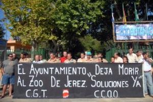 Jerez. Los trabajadores denuncian otra vez el mal estado del Zoobotánico