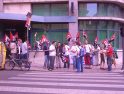 Fotos de la concentración en León en defensa de los despedidos de Telefónica