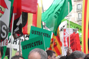 Emili Cortavitarte (CGT) : «Algunos representantes de CCOO y UGT boicotean la huelga de la enseñanza catalana (13N)»