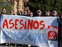 La CGT se concentra en Murcia para protestar por el asesinato del compañero Alexandros