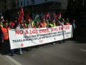 Manifestación ayer en defensa del empleo en la Bahía de Algeciras
