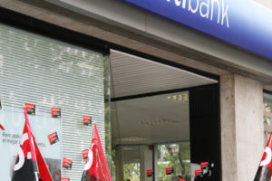 Nueva concentración de los trabajadores de Citibank en Madrid