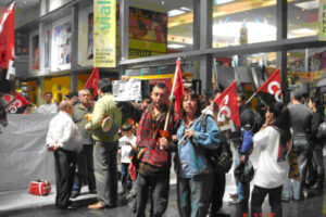 Viernes 17, cuarta jornada de huelga en la limpieza de los trenes AVE en Málaga