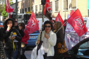 Galería : nueva manifestación de los trabajadores del Hospital Militar Gómez Ulla el pasado miércoles