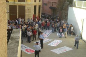 Los trabajadores del Transporte Urbano de todo el Estado español hacen oír su voz en el Encuentro de la Patronal en Tarragona