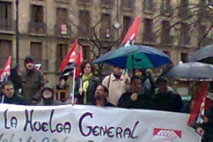 Navarra : Concentración inicio campaña hacia la Huelga General