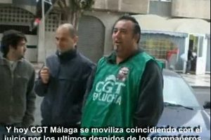 CGT Málaga [en apoyo a los discapacitados por el juicio de los nuevos despidos en FAMF COCEMFE]