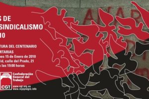 14-15-16 enero, Madrid : CGT inicia el Centenario del Anarcosindicalismo