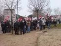 Protesta de los trabajadores de Acciona (Renault Valladolid)