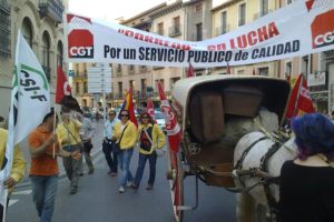 Huelga de Correos : Datos movilizaciones en Huesca (20 mayo)