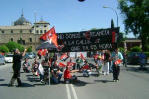 1º de Mayo en Toledo : «¡No somos mercancia !»