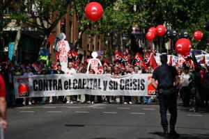 1º de Mayo en Madrid : «Contra el capital y su crisis»