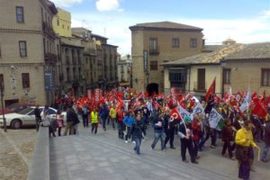 Huelga Correos : Datos de las movilizaciones en Toledo (14 mayo)