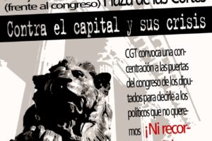 30 junio, Madrid : Concentración frente al Congreso contra los recortes y la reforma laboral