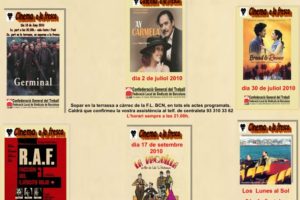 El Centenario en Barcelona : Cinema a la fresca en la «Terraza libertaria»