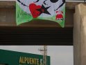 CGT Murcia : Pancarta Miles de rabias un corazón. Vivan las comunidades zapatistas