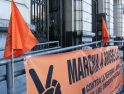 Zaragoza : fiesta de despedida de la Marcha a Bruselas por los derechos sociales