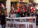 Seguimiento de la Huelga General en Cáceres