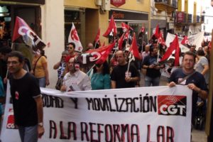 Seguimiento de la Huelga General en Cáceres