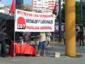 Algeciras : Mesa informativa de CGT de la Huelga General