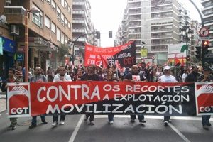 2.000 manifestantes el 29S en Vigo