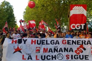 Valladolid : 5.000 manifestantes con la CGT