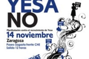 CGT apoya la Manifestación contra el recrecimiento del pantano de Yesa