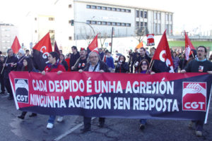 Manifestación contra la represión sindical en Citroën (12 feb)