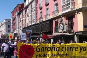 Cientos de personas reclaman en Burgos el cierre ‘inmediato’ de Garoña
