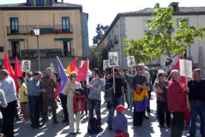 Homenaje a los que dieron su vida por la República en San Lorenzo de El Escorial