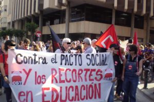 Manifestación por la educación pública en Alacant (12 abril)
