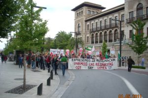 Foto-reportaje Manifestación 1 de mayo en Granada