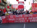 Varios miles de personas se manifiestan el 1º de mayo en Madrid contra el pacto social