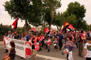 Foto-reportaje Manifestación de 1º de mayo en Sevilla