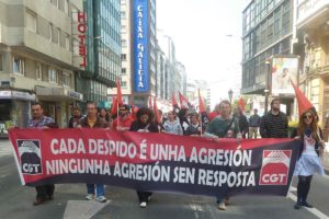 Foto-reportaje Manifestación 1º de Mayo en A Coruña