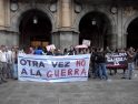 Salamanca: Concentración contra la intervención militar en Libia