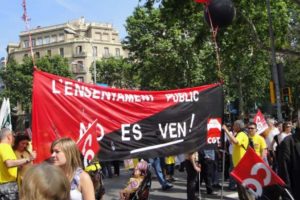 14 de mayo: masivas manifestaciones en Barcelona contra los recortes