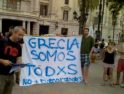 Video: Concentración en apoyo del pueblo de Grecia, Valencia 15M, 29-6-11