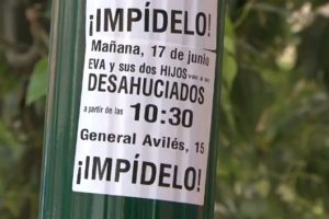 Primer desahucio suspendido en Valencia
