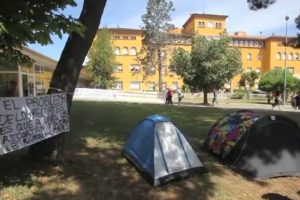 CGT con la acampada en el Hospital de Viladecans y la manifestación del 8 de junio
