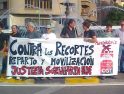Iruñea: Movilización de CGT contra los recortes