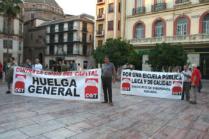 [29S] Manifestación-pasacalles en Málaga